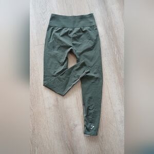 Gymshark Kids Leggings in Olive Green